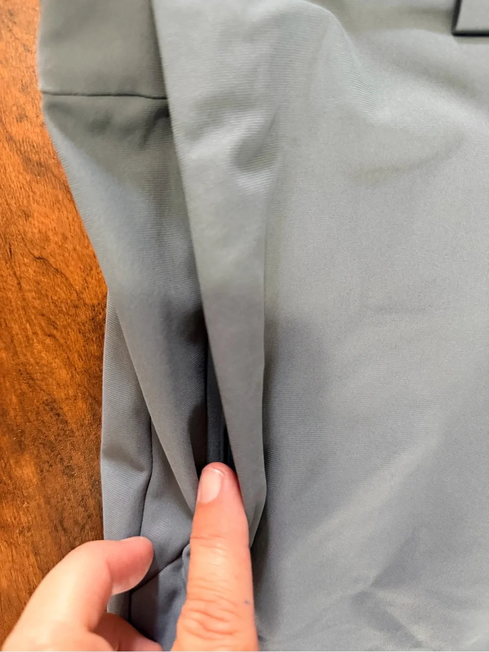 NIKE DRI FIT 24.7 Straight Fit Performance Pants Gray 5 pocket golf pants